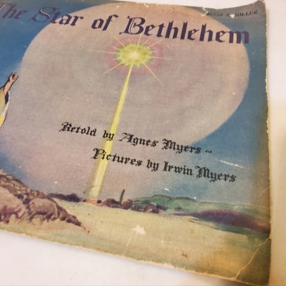 1934 Christmas Booklet The Star Of Bethlehem Book Vintage - Picture 2 of 16